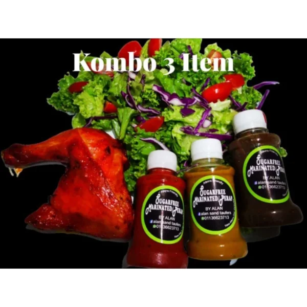 combo 3 Marinated Items – Atkins Sugar-Free Homemade Series